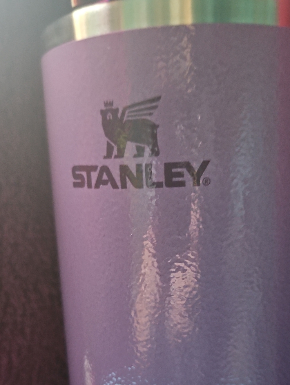 Stanley Purple Travel Tumbler with Handle and Straw - Picture 3 of 7